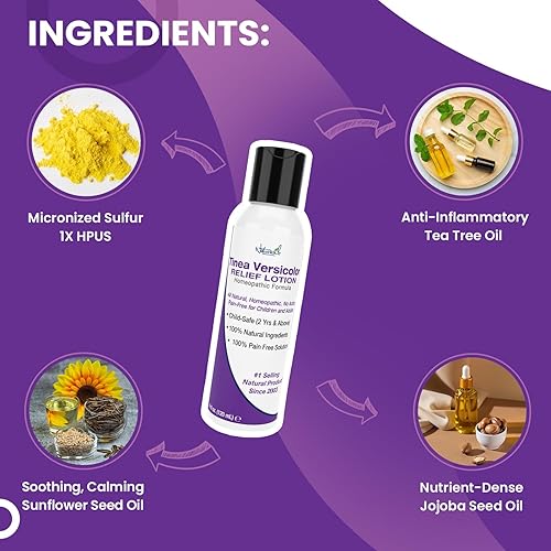 Miniatura 5 de Naturasil Tinea Versicolor Kit de tratamiento  Alivia la picazón, la decoloración y las molestias  Ayuda con la cándida y la onicomicosis  3.99oz de