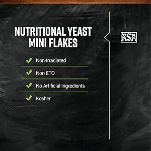 Frontier CO-op Nutritional Yeast Flakes Dairy Free Cheese Flavor 1 lb Bulk Bag