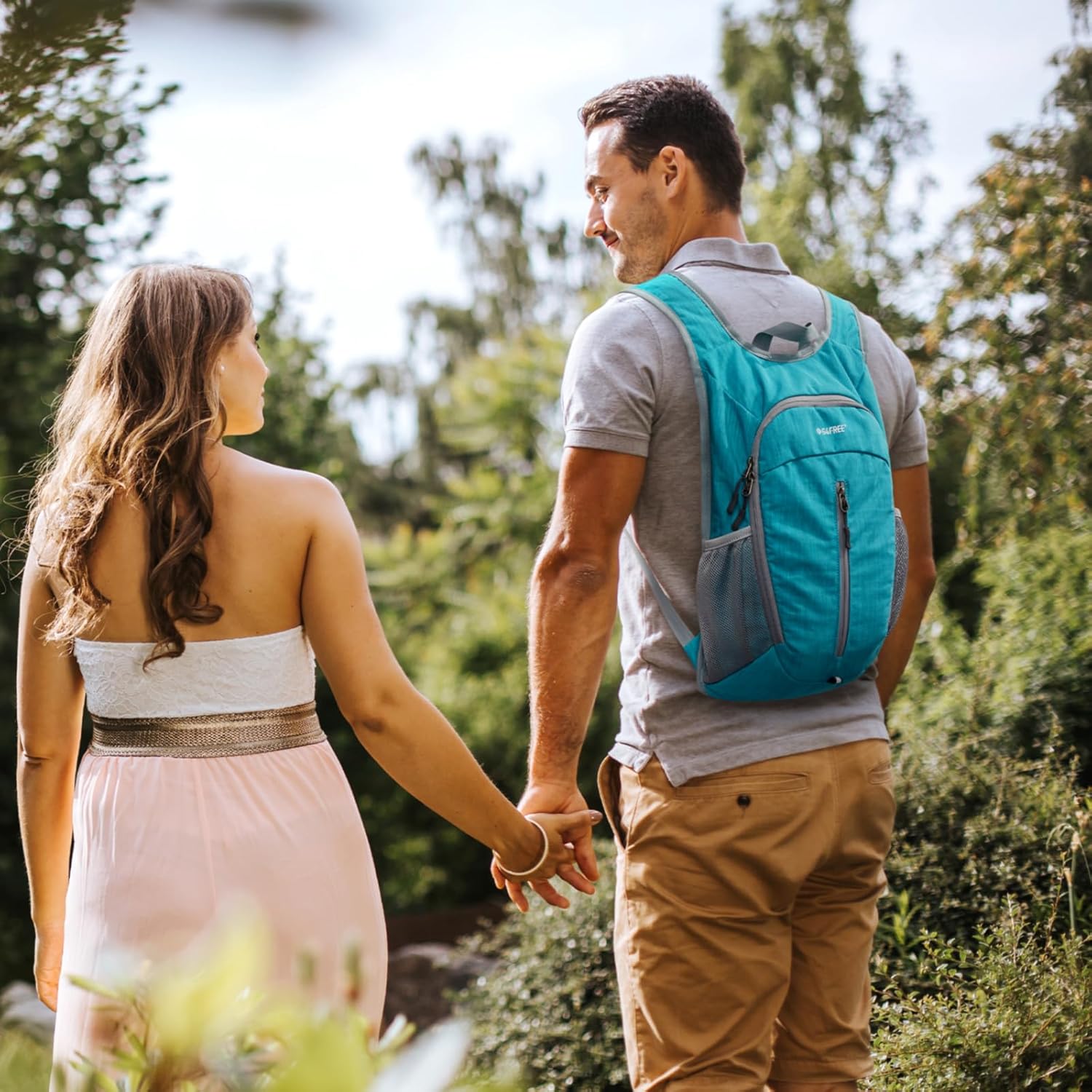 G4Free 10L Hiking Backpack Small Travel Hiking Daypack Lightweight Packable Backpack Casual Foldable Shoulder Bag - Image 7