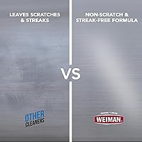 Vista 7 de Weiman Pulidor de cocina resistente y toallitas de acero inoxidable – Potente kit de limpieza de cocina – El embalaje puede variar