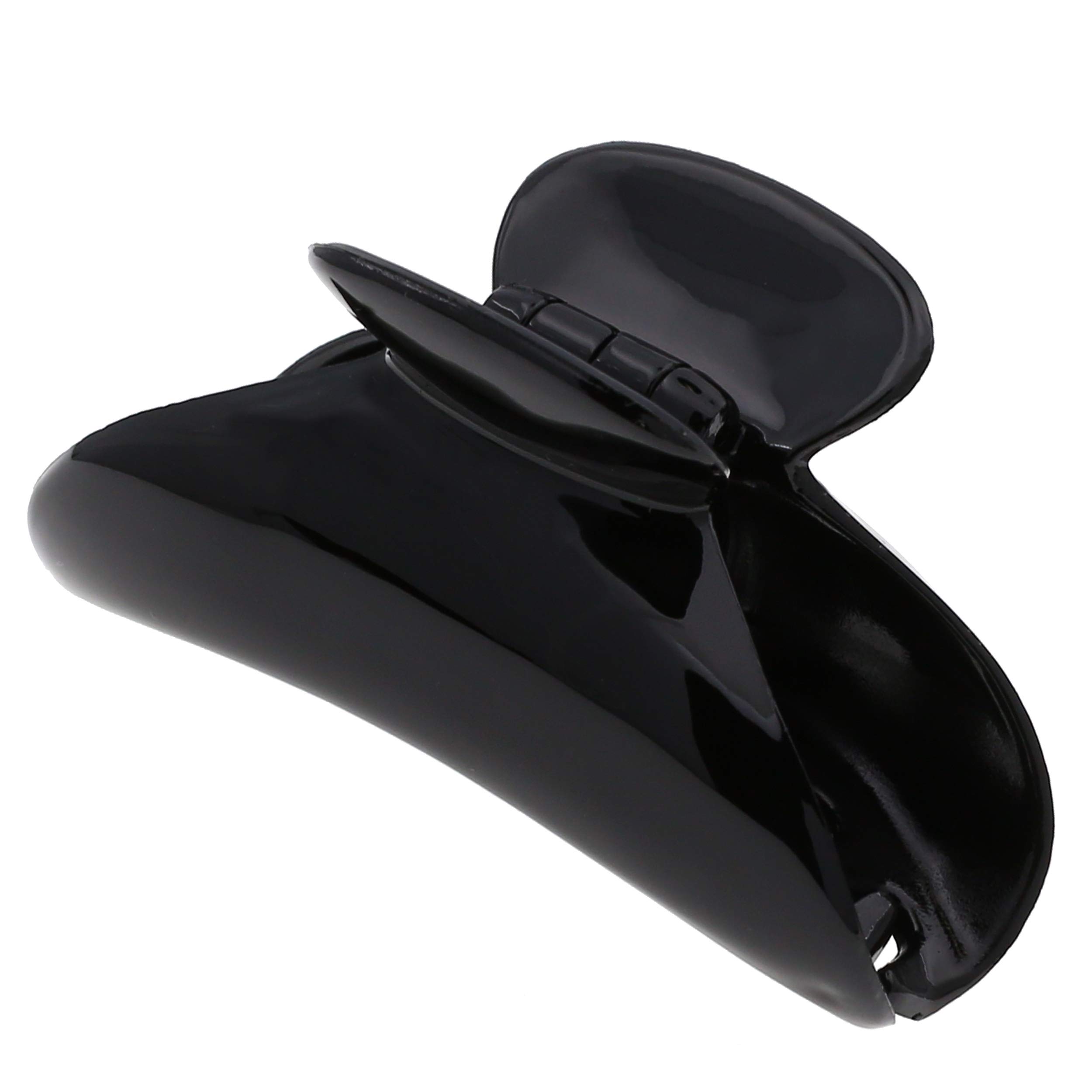 Camila Paris MP2 French Hair Clip for Women, Small Girls Hair Claw Jaw. Black, Fashion Durable and Styling Hair Accessories for Women, No Spring, Grip Link System, Strong Hold No Slip, Made in France