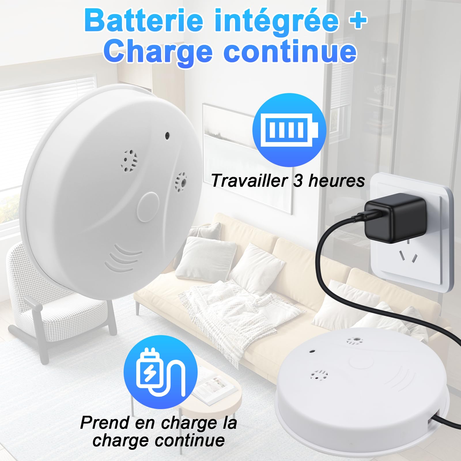 CYI Caméra Cachée Espion 5G, Mini Caméra de Surveillance Intérieur HD1080P, Caméra Espion Dissimulée WiFi avec Vision Nocturne Détection de Nouvement pour Intérieur