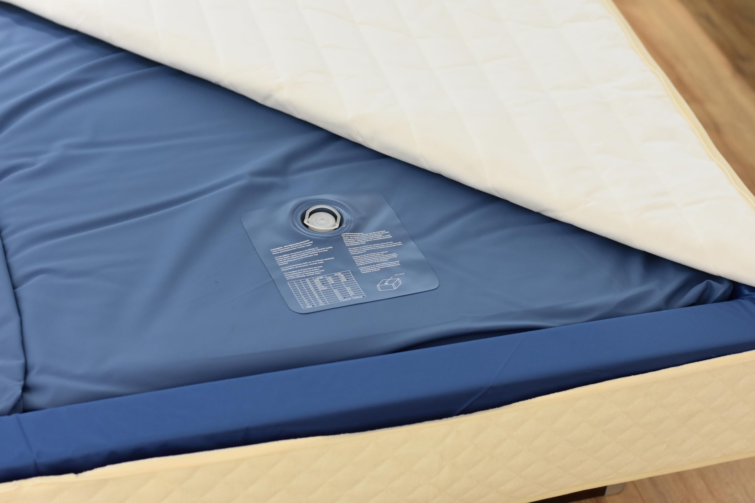 Wasserbetten Matratze Softside DUAL Wasserkern 90x210 cm (eine Seite) für 180x210 cm Wasserbett Normale Beruhigung F4