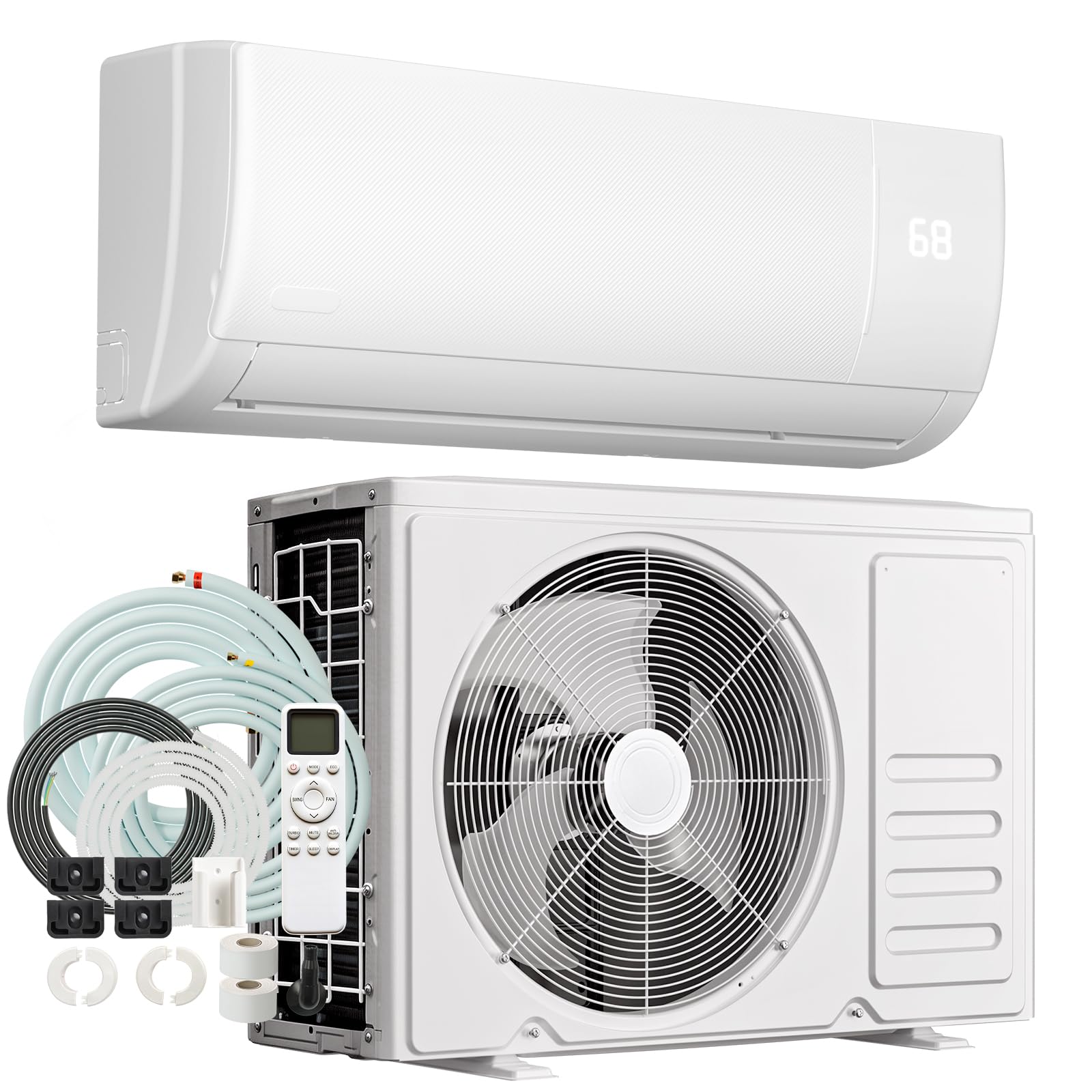Bonnlo 9000 BTU Mini Split AC/Heating System