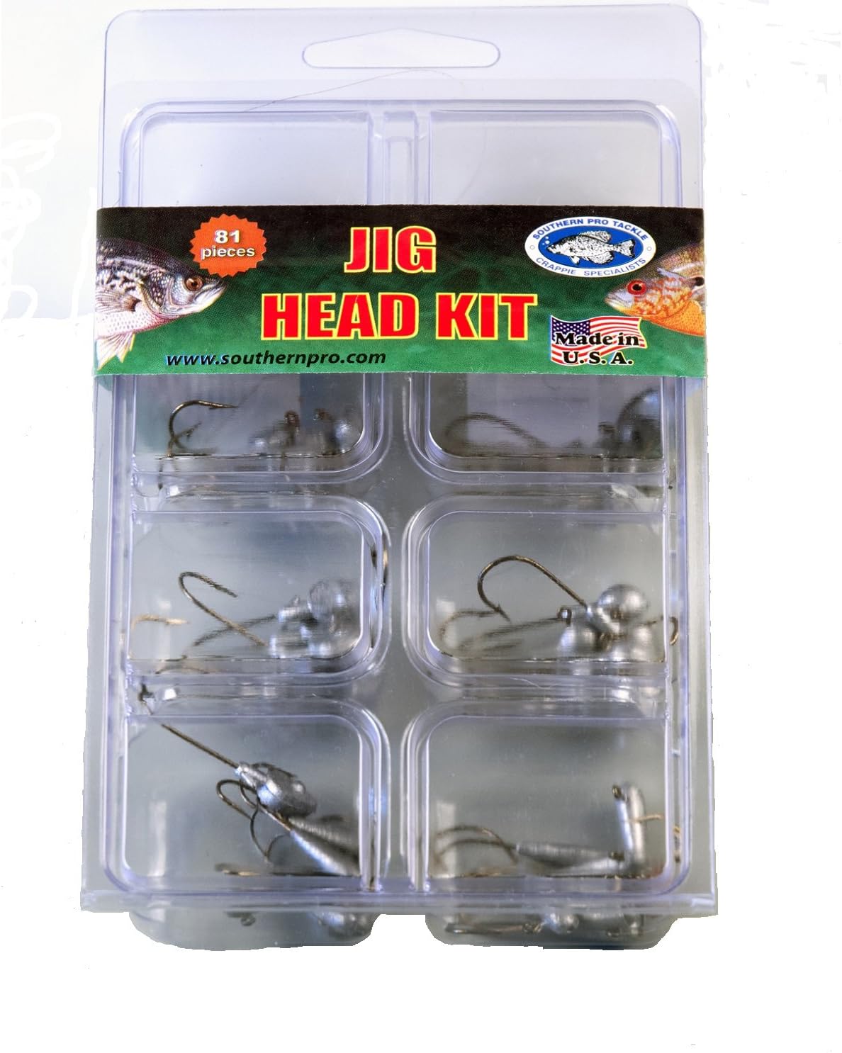 Southern Pro Jig Head Kit (81-Piece), Multi Color