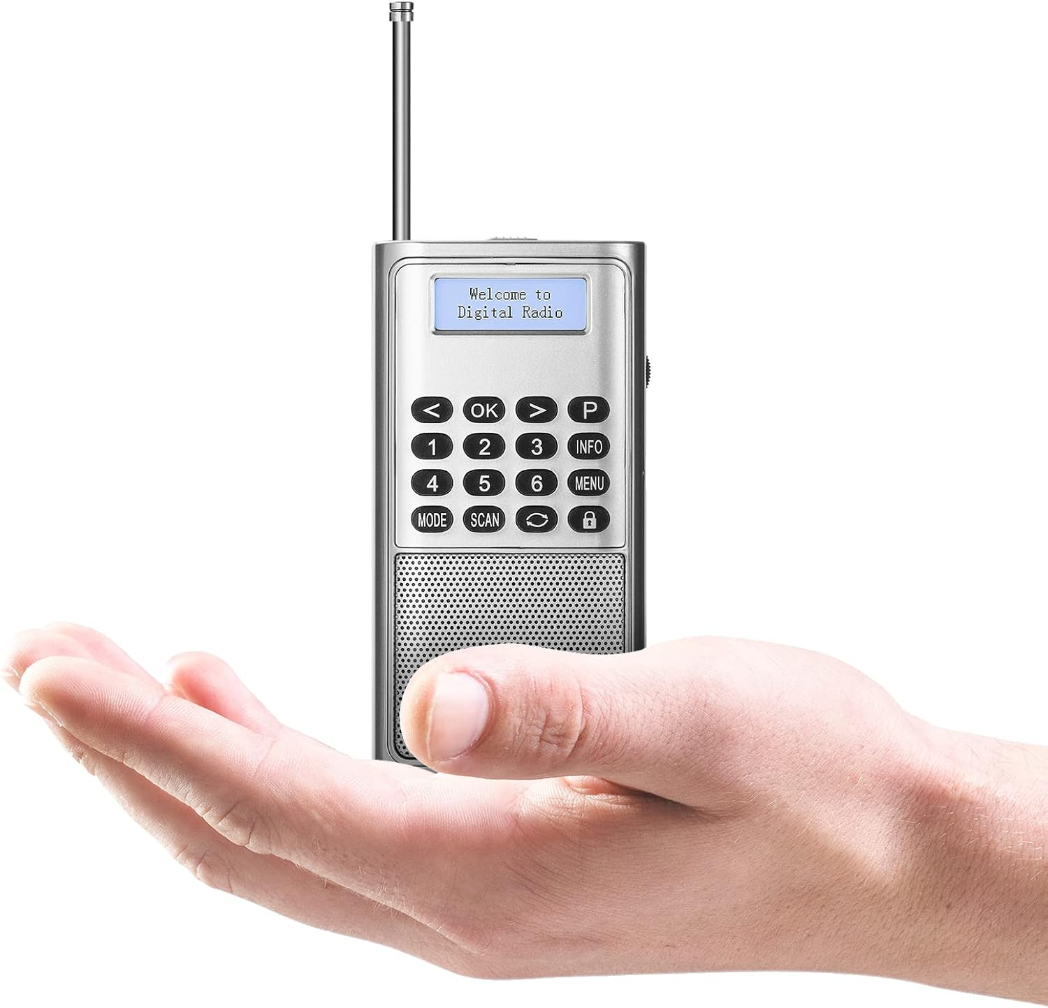 Raddy RD23 Portable DAB Radio Small DAB+ FM Digital Radio with Battery