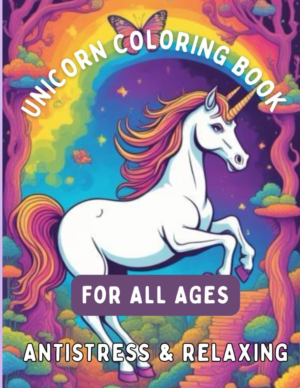 Unicorn Coloring Book for adults: Magical Unicorn Coloring Pages for Calm, Stress Relief and Adult Relaxation (Adult coloring books for Focus, ... Stress Relief - A Quiet Escape in Every Page)