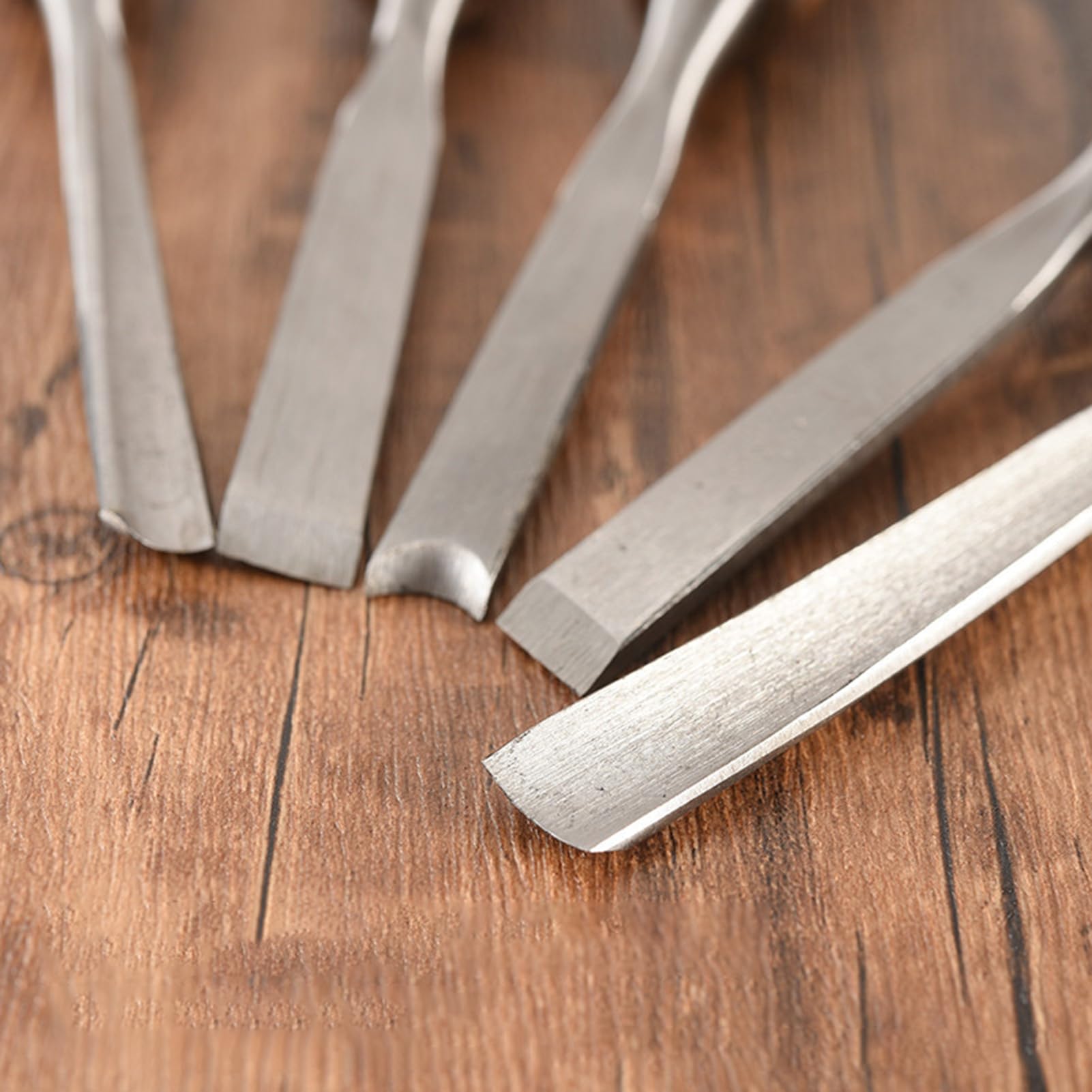 Set di 12 scalpelli professionali per legno, per modellazione, intaglio e taglio