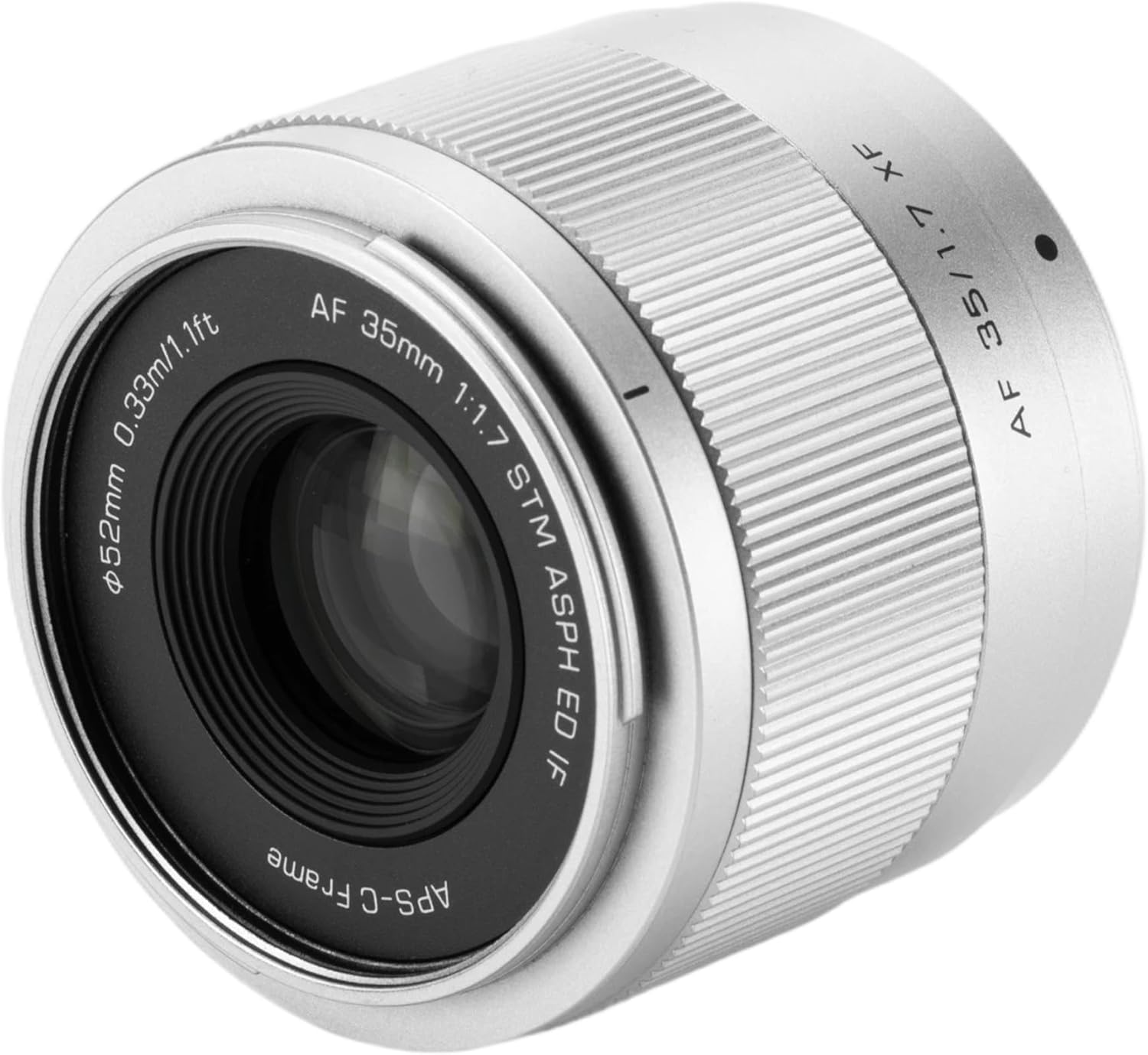 VILTROX 35mm f/1.7 XF Lens, 35mm F1.7 XF Auto Focus Large Aperture APS-C Prime Lens Compatible with Fujifilm XF-Mount Cameras X-E4 X-H1 X-Pro3 X-S10 X-T4 X-T10 X-T20 X-T30 X-H2 X-T5 X-T50(Silver)