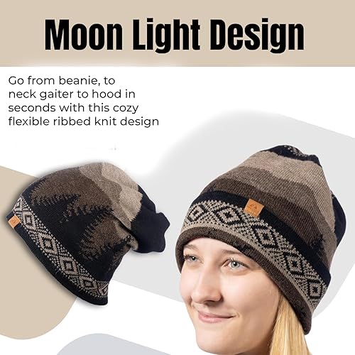 Miniatura 3 de Baby Alpaca Wool Winter Hat, Soft Wool Head Warmer, Stylish Neck Buff Beanie, Unisex Winter Beanie Daily Hat, Gift for her, Warm Thick Knitted Neck