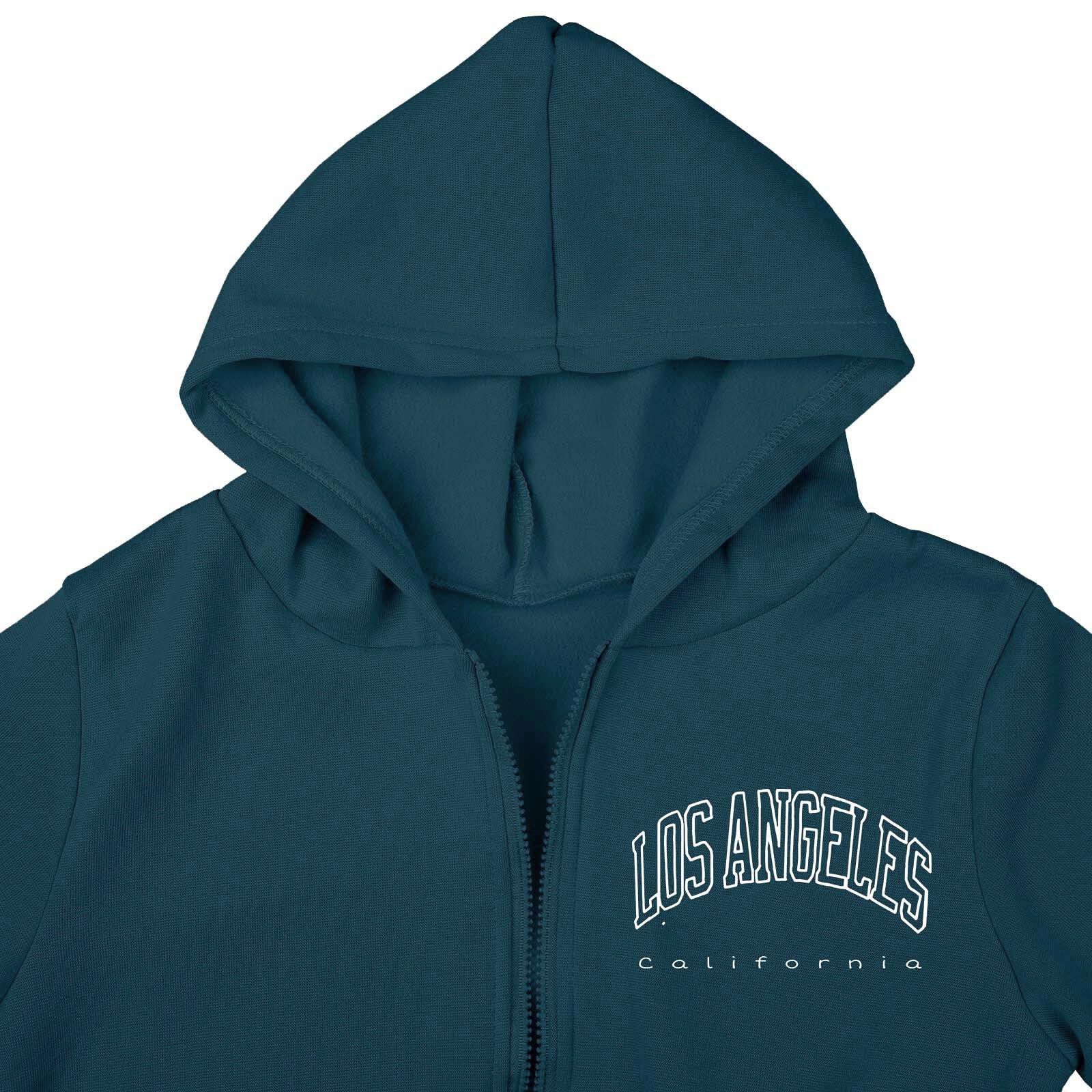 Jogginganzug Damen - Baumwolle Zweiteiler Trainingsanzug Rundhalsausschnitt Einfarbig Damen Jogginganzüge Lässig Tracksuit Mit Tasche Gym Freizeitanzug Casual Solide Sweatershirt Pullover
