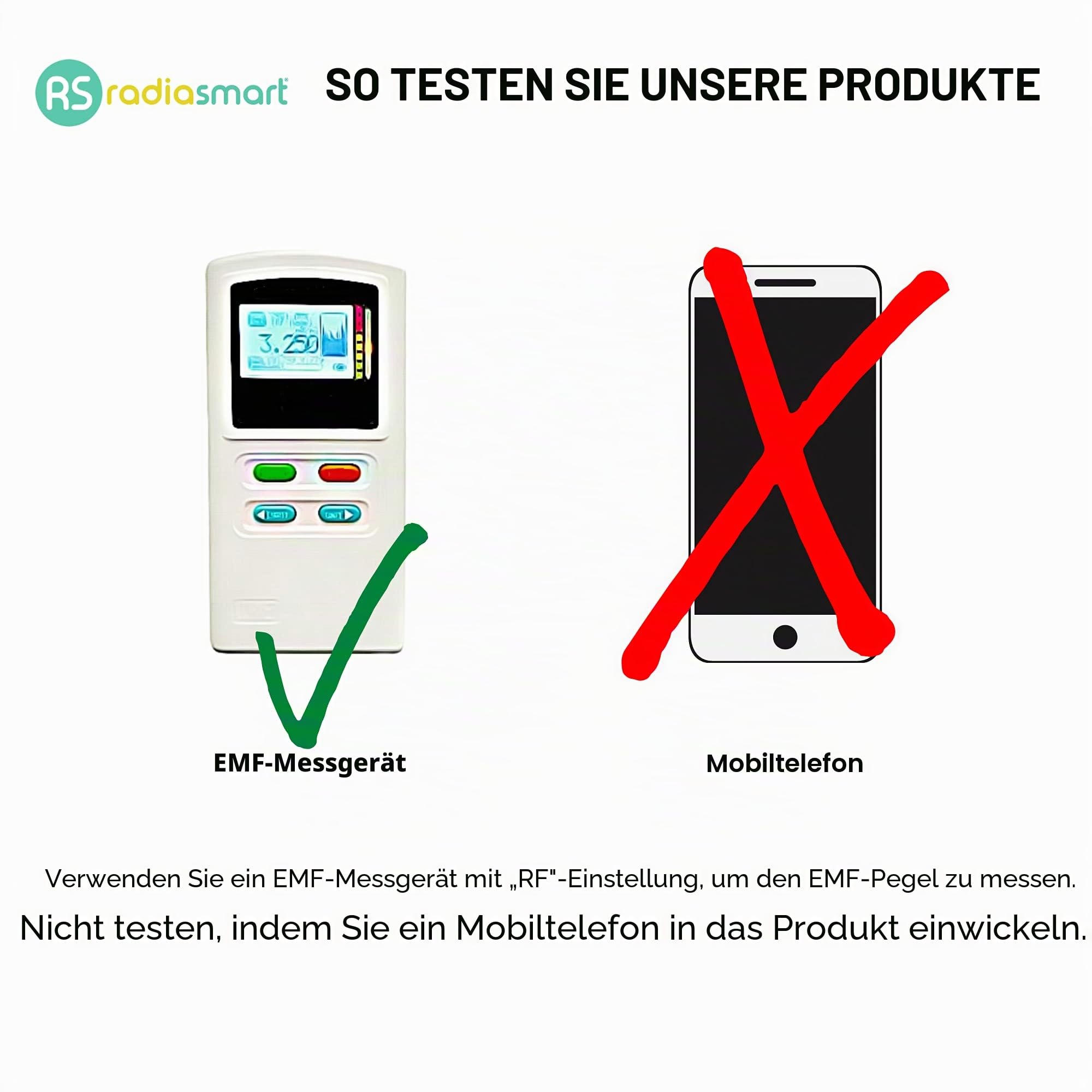 Radia Smart® EMF Hood Mütze 5G Blocker RF Abschirmung WiFi Strahlungsschutz Brain Coat Grau