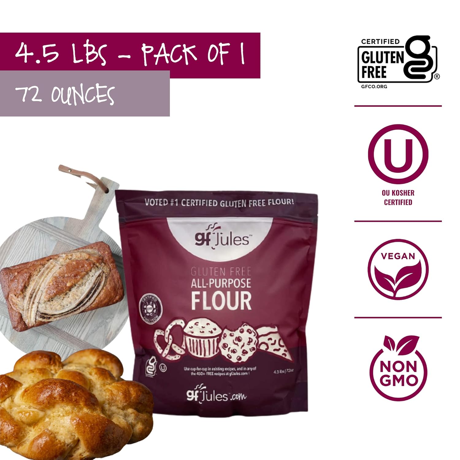 Purpose Flour Gluten Free Jules GfJules Certified Gluten Free All