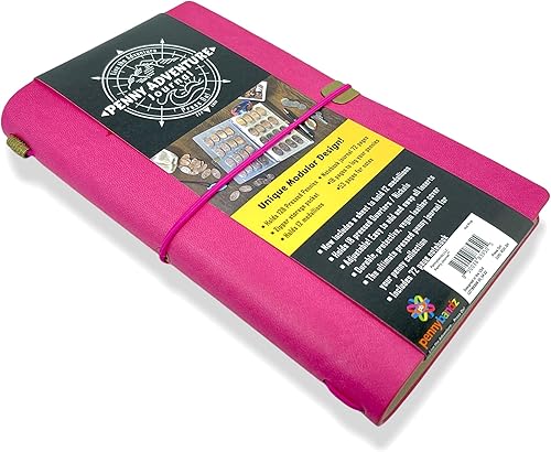 Miniatura 10 de El diario Penny de Pennybandz tiene capacidad para 146 monedas, el mejor libro de colección de monedas de recuerdo para tu colección de monedas