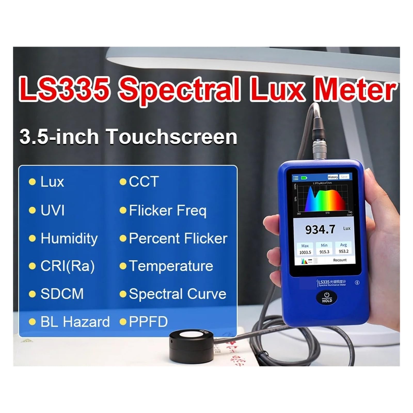 LS335 Multiparameter-Messgerät For Spektrale Beleuchtungsstärke