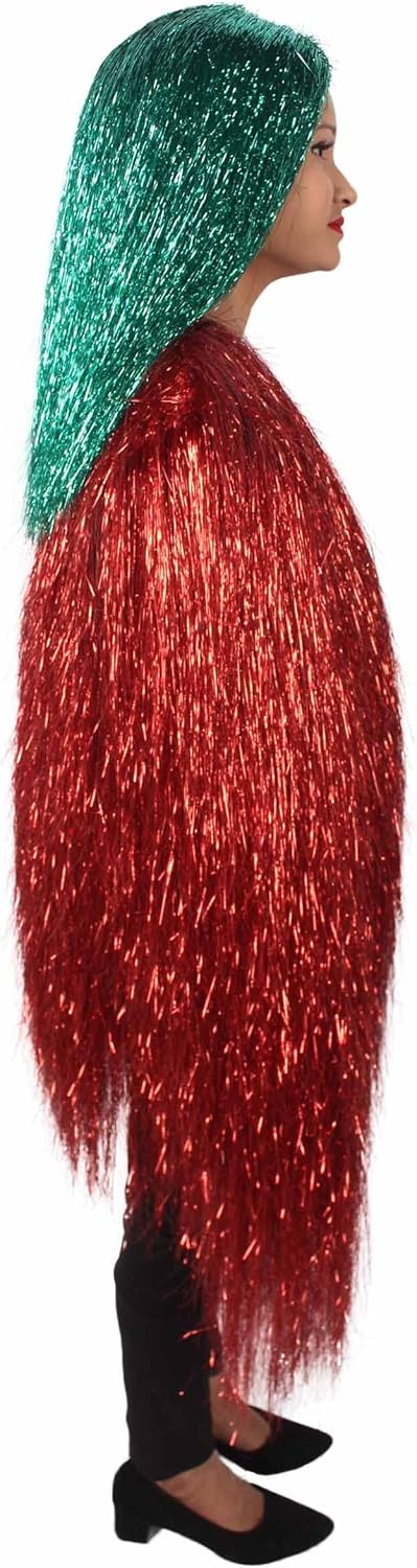 HPO Unisex Festival Carnival Thin Tinsel Jacket with Loose Fit | Extra Dense Tinsel | Multiple Size and Color Options - Image 5