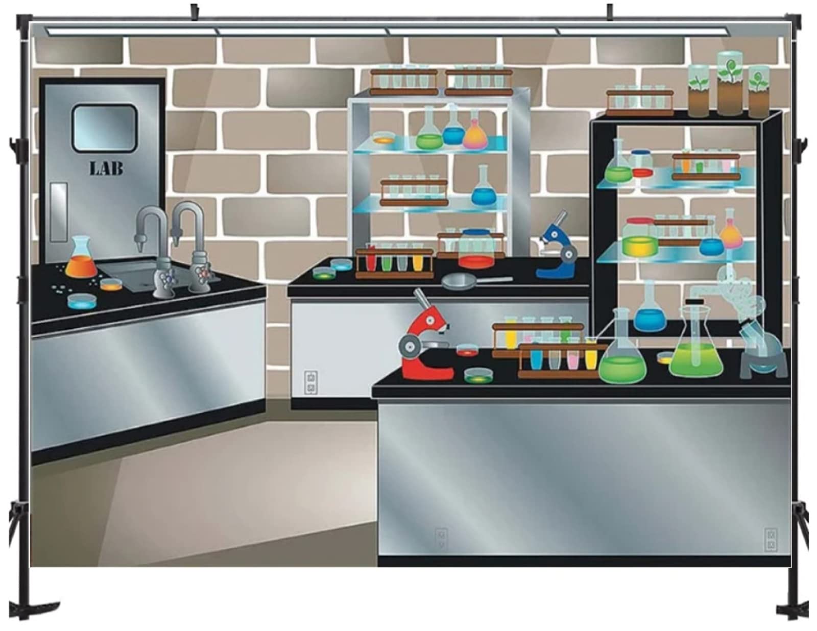 Science Lab Background For Kids