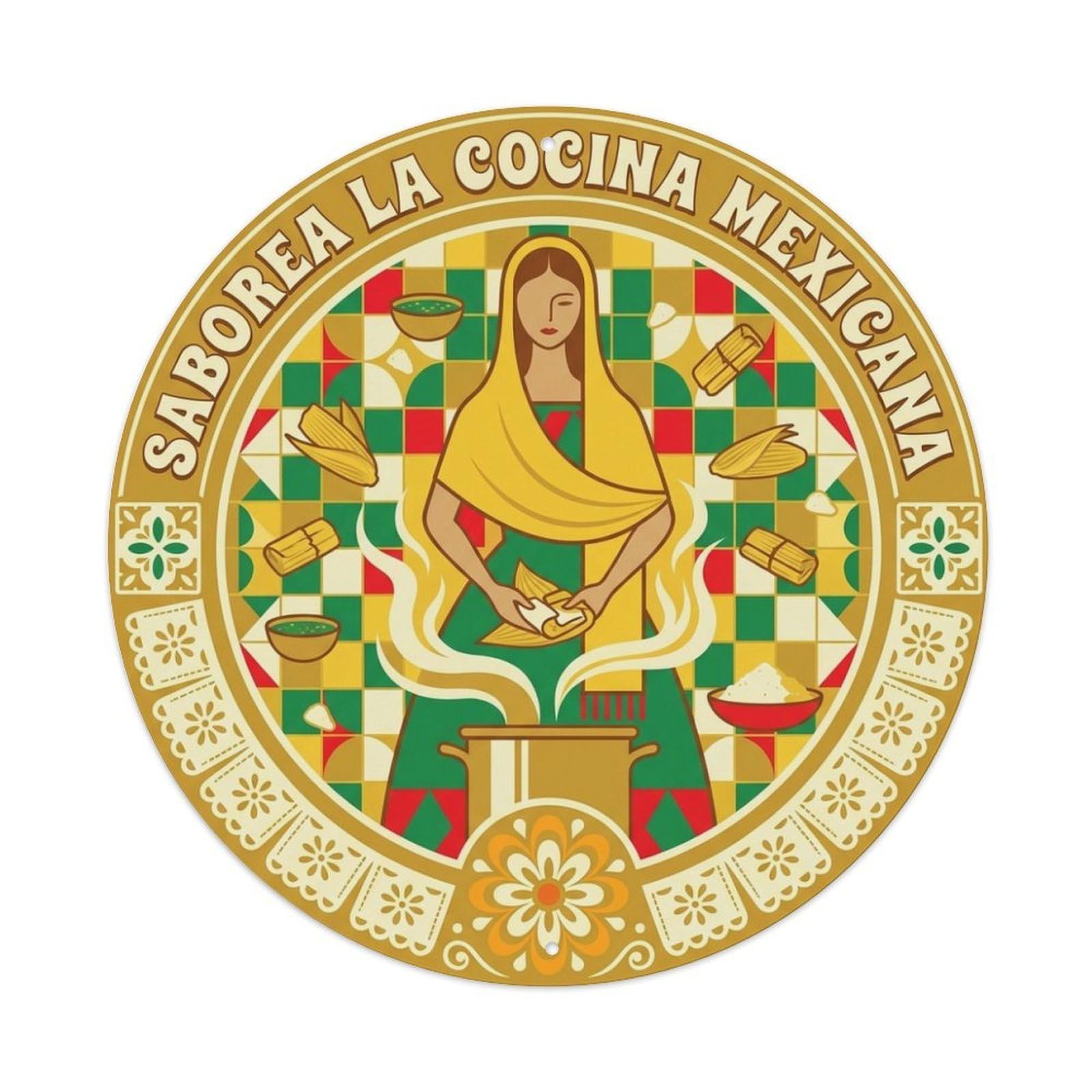 Mexican Cuisine Culinary Travel Food Tamales Metal Tin Sign