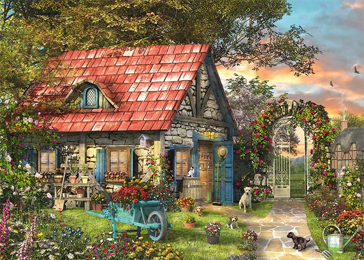 Falcon de Luxe The Woodland Cottage - 2X 1000 Teile – Ansicht 2