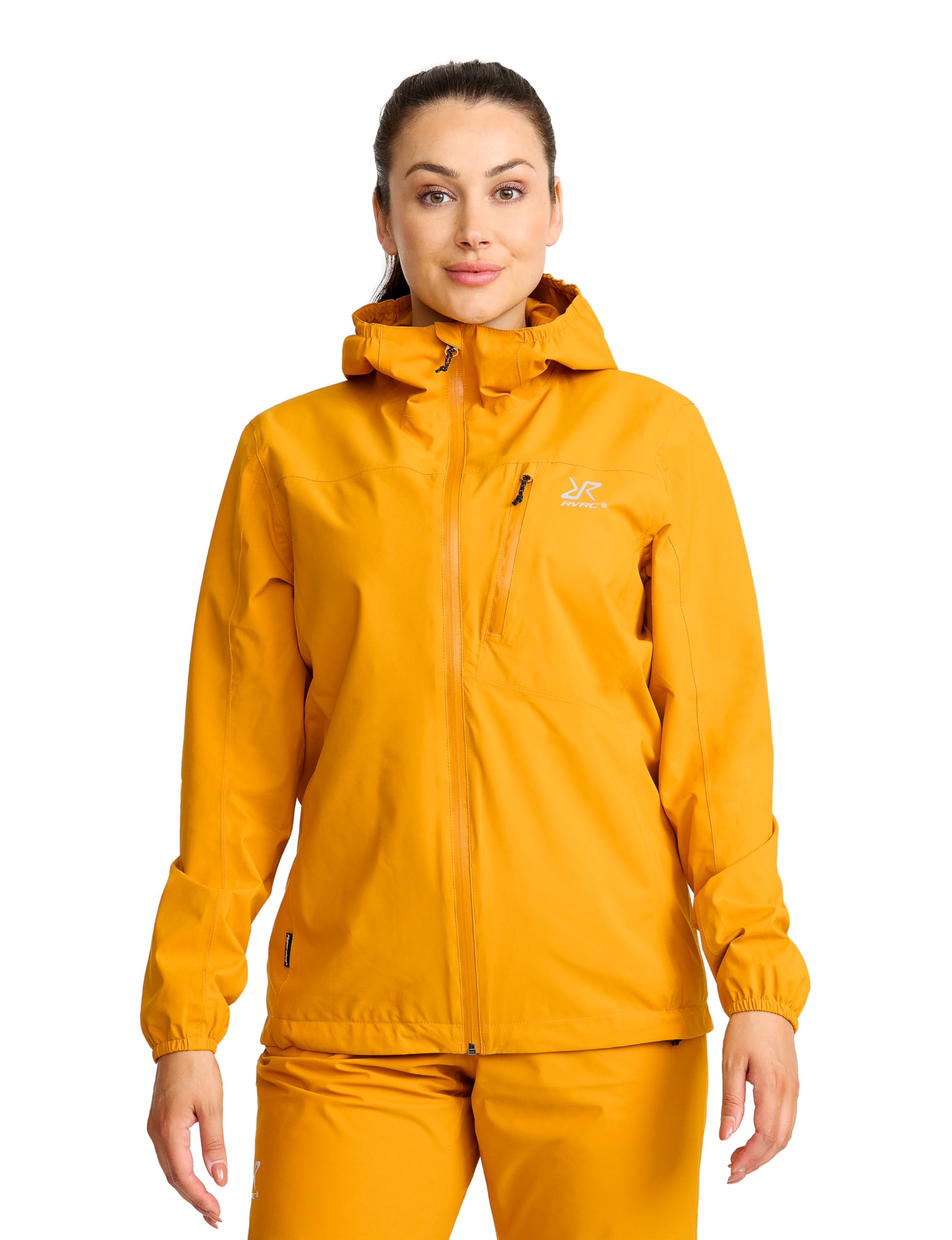 RevolutionRace Vector 2L Jacket para Mujer, Chaqueta Impermeable y Cortaviento para Senderismo