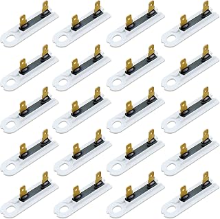 Techecook 20-Pack 3392519 Dryer Thermal Fuse Replacement for Whirlpool Kenmore - WP3392519 80005 3388651 High-Temp Safety Fuse