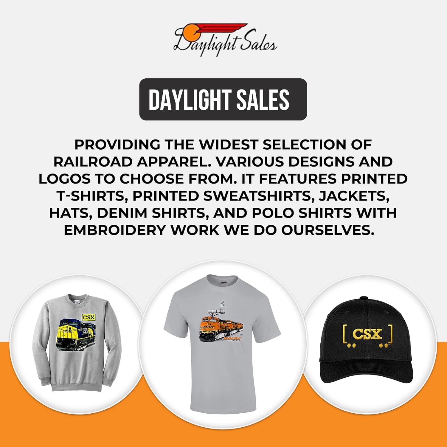 Daylight Sales BNSF ES44DC Authentic Railroad T-Shirt [38] - Image 8