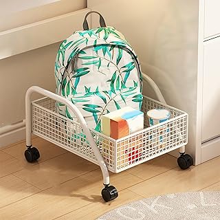 [FOQW] ファイルワゴン ファイル収納 29*38*22cm 本棚 本立て キャスター付き 物品棚 移動棚 スリム 1段 デスク周りをスッキリ整頓 卓上 絵本 漫画 雑誌 オープンシェルフ オープンラック ホワイト リビング オシャレ棚 収納家具 ラックシェルフ 新生活