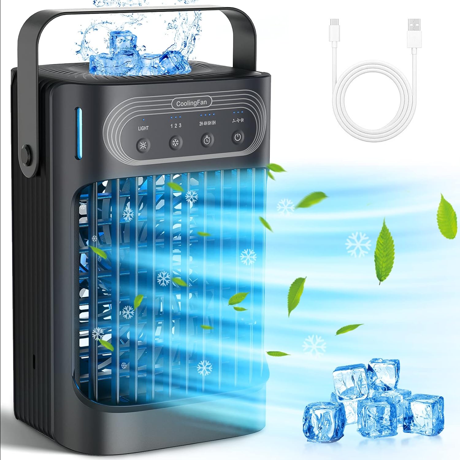 Portable Air Conditioners Fan Daonsuty Evaporative Air Cooler Cooling