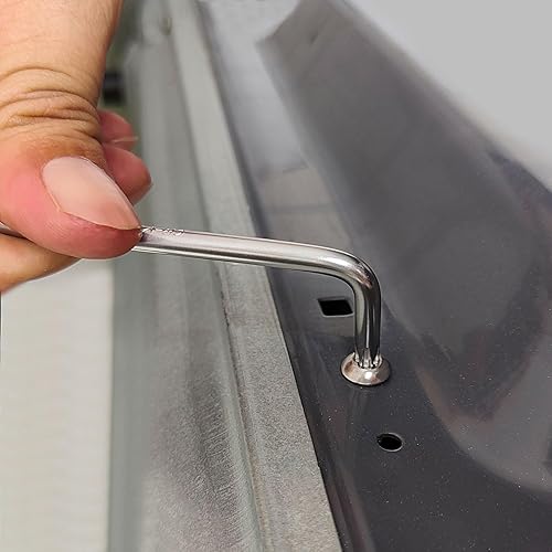 Miniatura 5 de Llave hexagonal Torx Allen Star llave de brazo corto, llaves hexagonales de seguridad, agujeros de extremo Torx de seguridad, juego de 9 piezas con