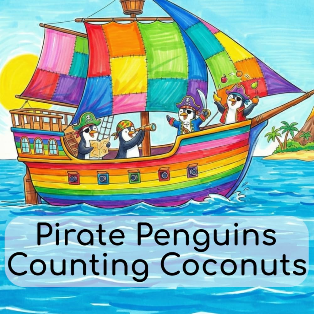 Pirate Penguins Counting Coconuts