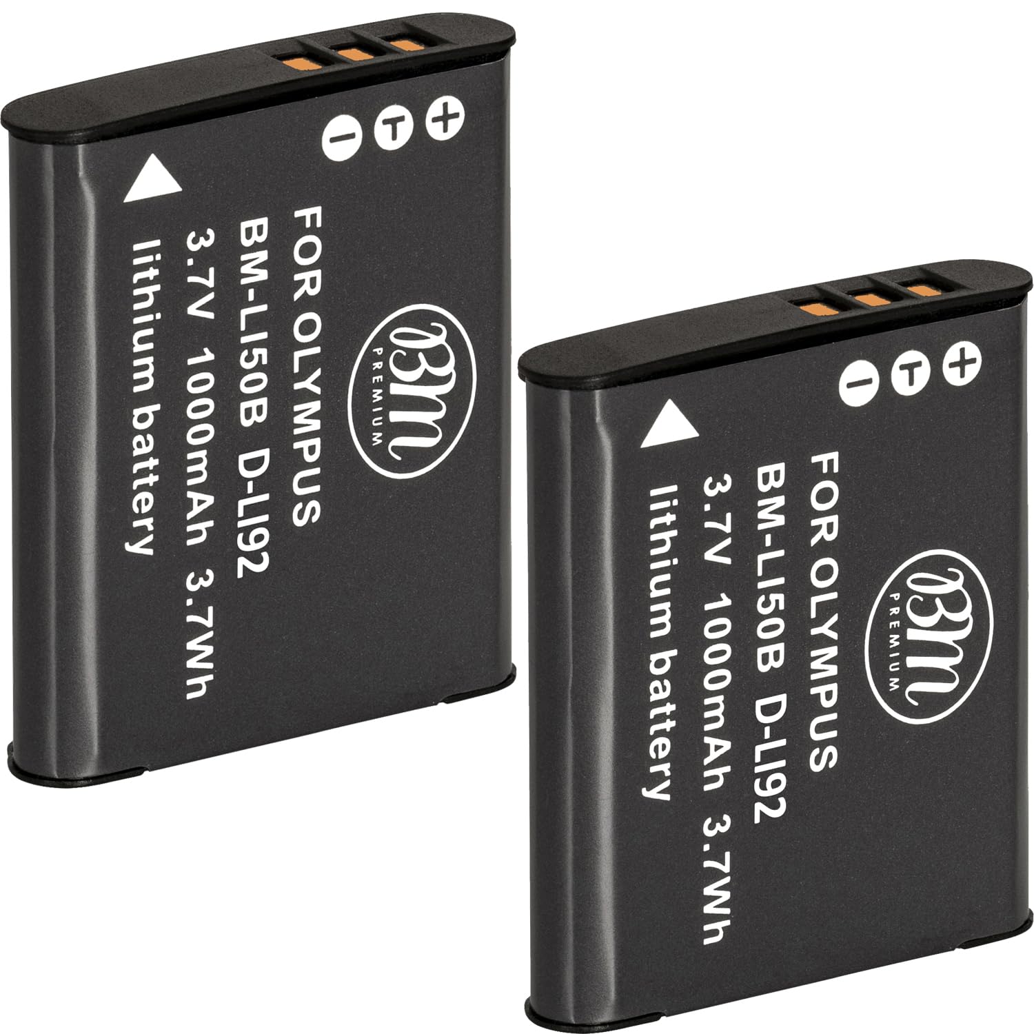 Amazon.com: BM Premium 2 Pack of D-LI92 Batteries for Pentax Optio