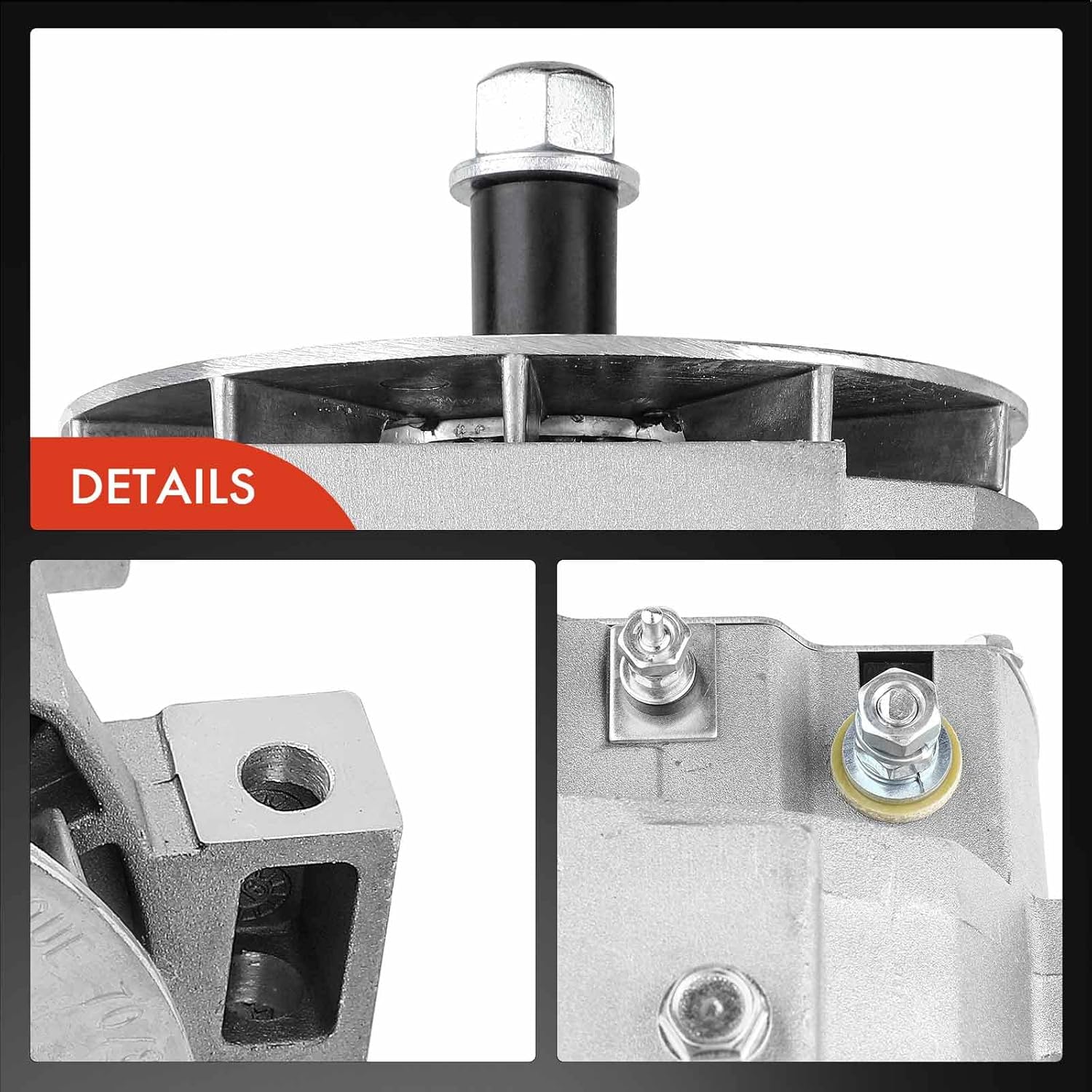 A-Premium Alternator Compatible with Freightliner Argosy 00-03, Century Class 99-07, Columbia 01-07, FL106 99-03 & Sterling Truck Condor, A9500, AT9513, L9500, LT7500, 12V 135Amp