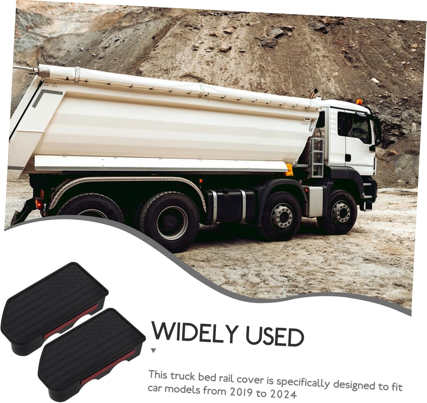 1Pair Truck Bed Covers Durable Stake Pocket Plugs for Easy Installation Lightweight Protective Design for Cargo Safety