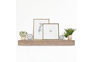 Master & Co. 60" Rustic Floating Wall Shelf