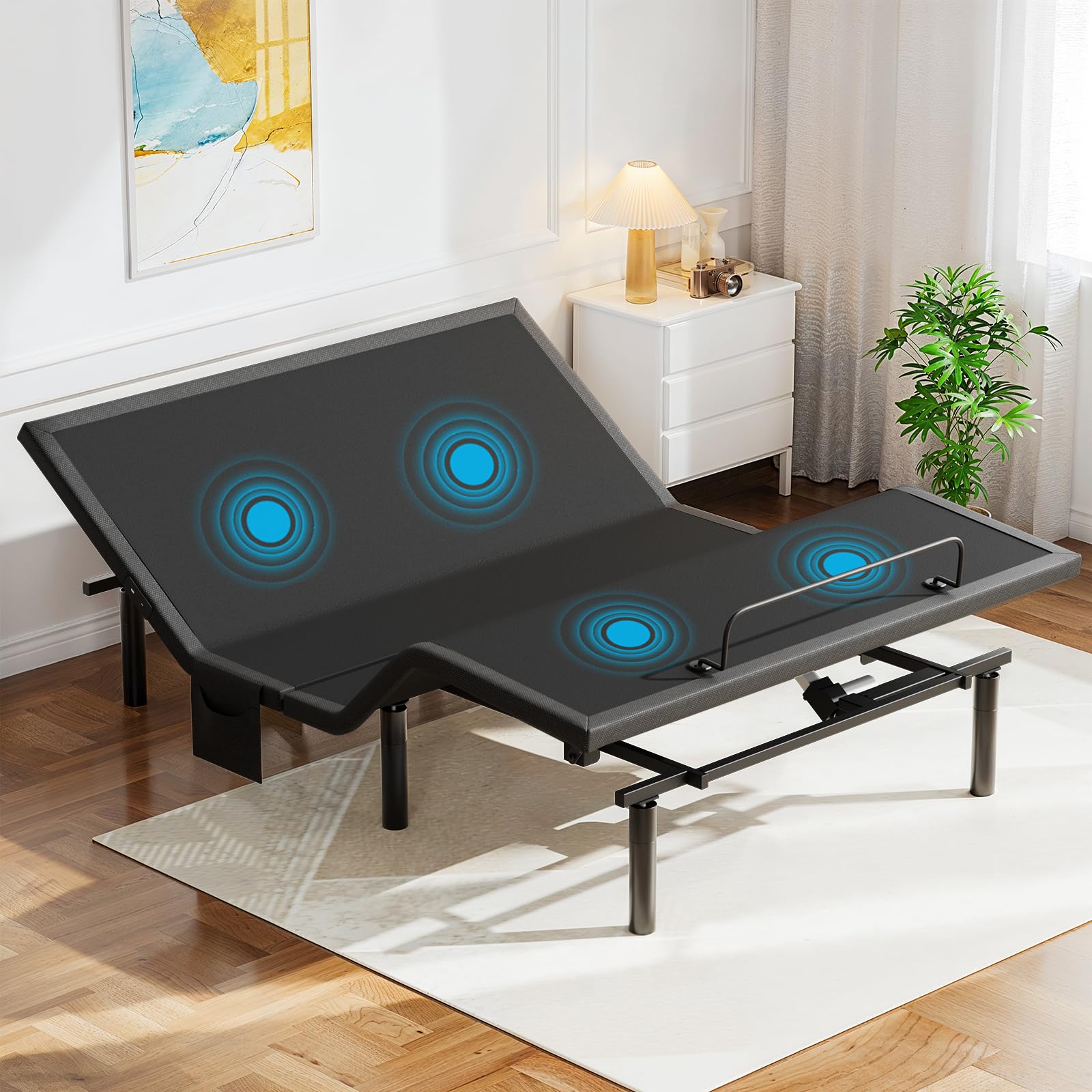 Pipishell Queen Adjustable Bed Frame