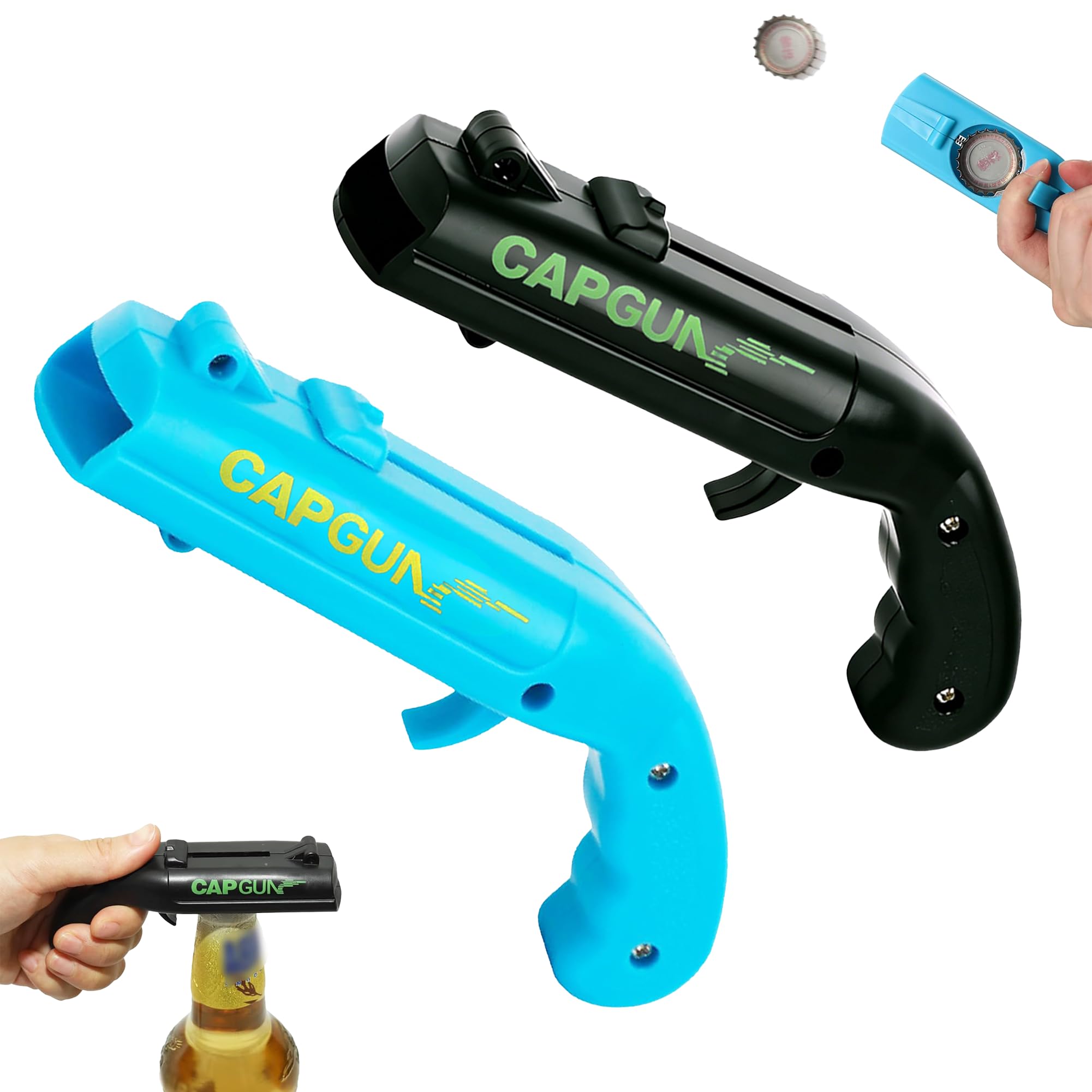 Cap Gun Bottle Opener - Launch Bottle Caps! -7