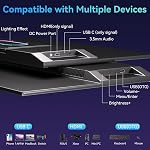 27 Inch Large Second Monitor 2K QHD 1440P 100Hz IPS Screen FreeSync USB C HDMI Laptop External Display, Built in Speakers Stand Portable Gaming Monitor for Laptop Phone PC PS4 Computer Xbox