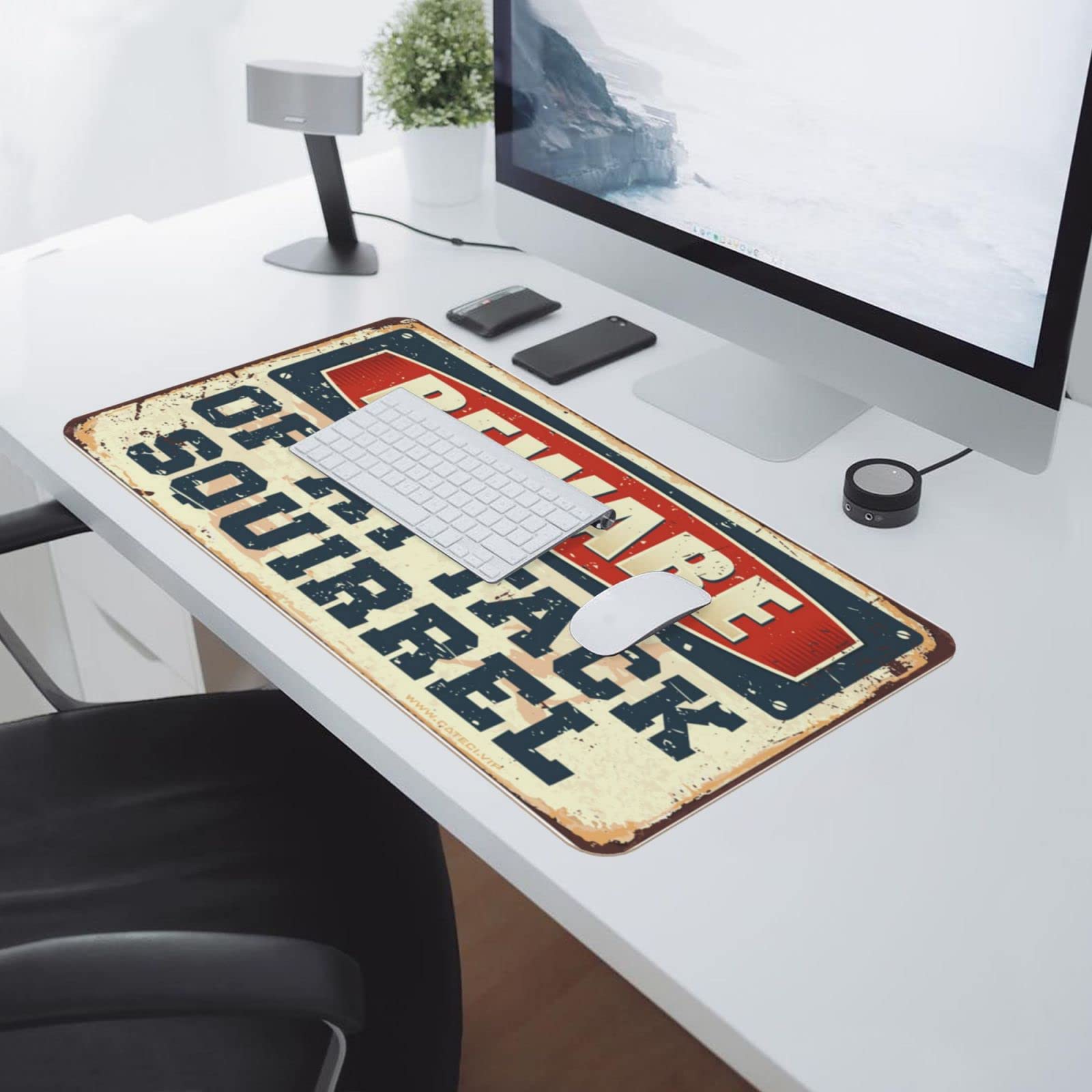 Alfombrillas De Ratón Bonitas Para Oficina, Alfombrilla Grande De Goma Para Oficina Diseno De Escritorio Para Regalo 400x900 Qiuyongming Unisex
