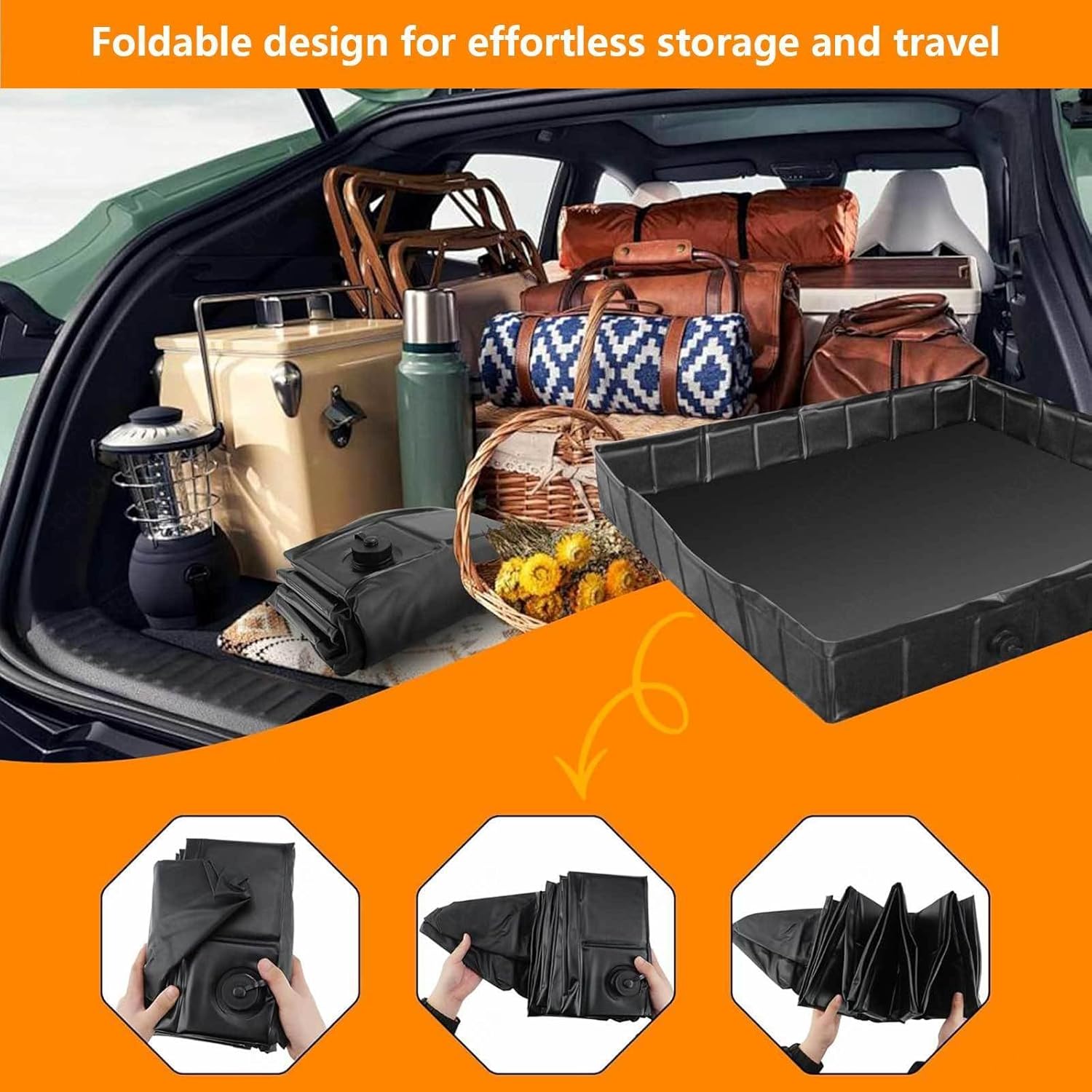 Rv Shower Base, with Drain Hose Small Shower Pan, Portable Bano Portatil for Camping Beach Outdoor Shower