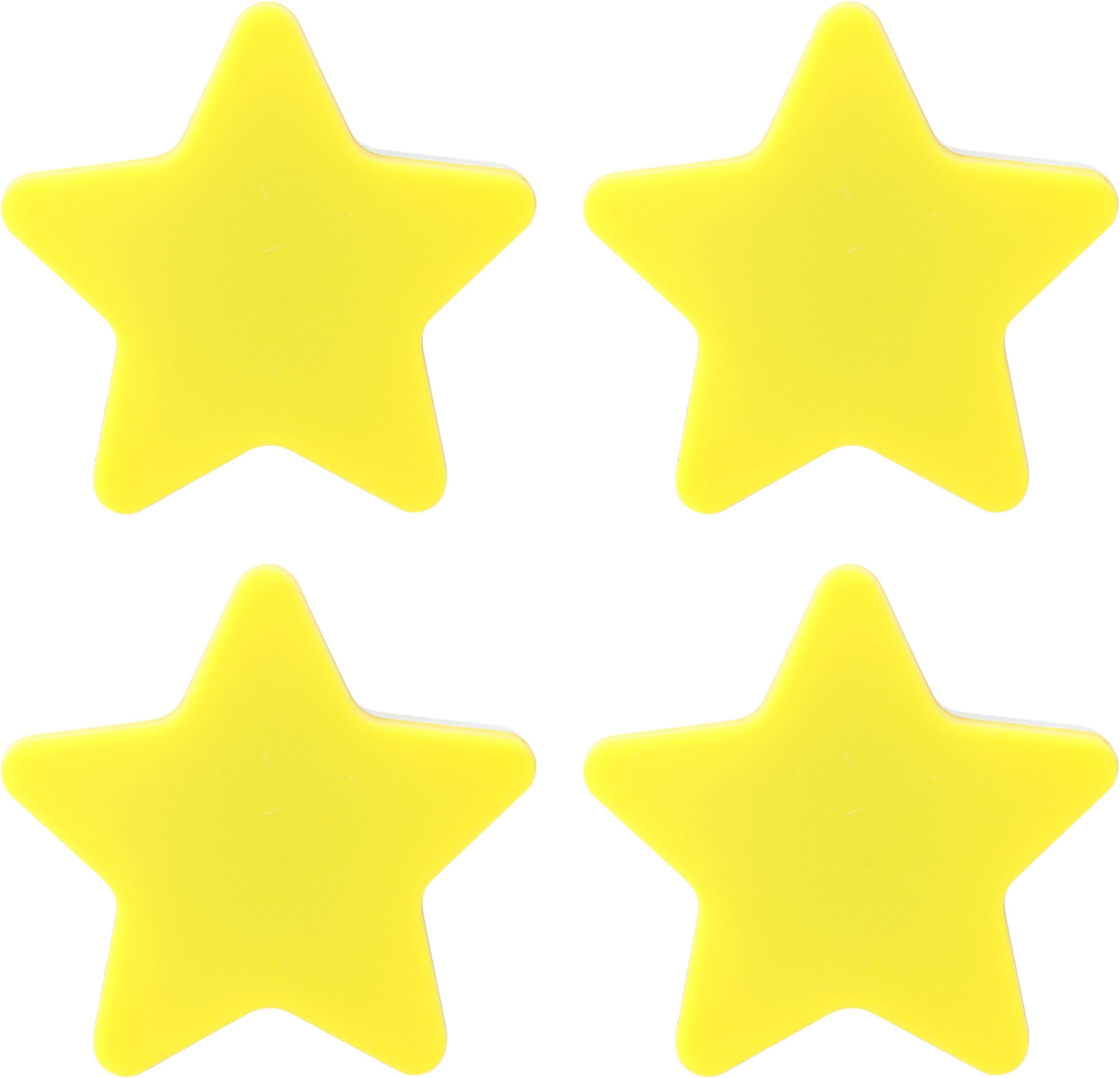 4 Pack WarmWhite-LED Plug-in Night Light for Kids - Light Sensor Controlled Dusk to Dawn Plug-in LED Night Lights - Pentagram Shaped Lamp Take Good Care Children Sleep