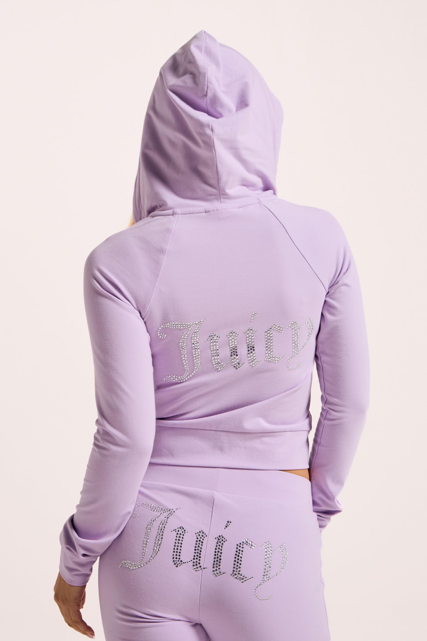 Juicy Couture Oola Hoodie Kapuzensweatjacke, Jersey Sweatjacke Mit Kapuze Und Reißverschluss in Verschiedenen Farben Sweatshirt à Capuche Femme (Lot de 1)