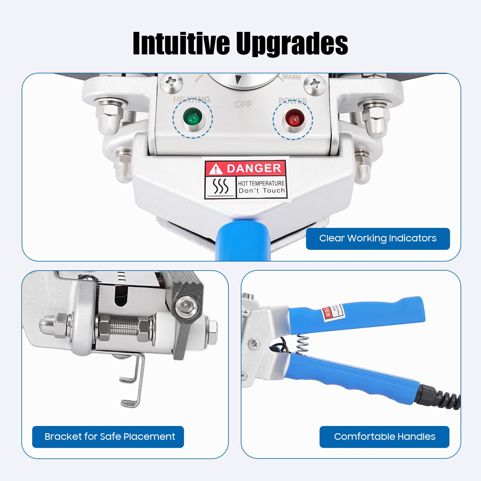 300 W Alicates Máquina Selladora Manual Termoselladora Envasar al Vacio Alicates Junta Machine Sealer Portátil Almacenamiento de alimentos Bolsa de Plástico Sealer