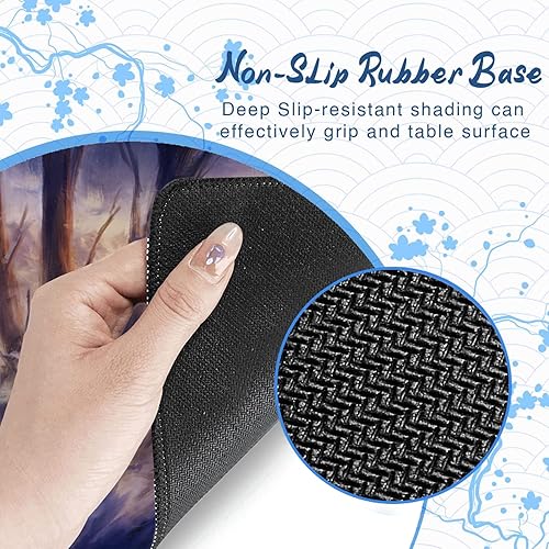 Miniatura 4 de Alfombrilla de mouse japonesa grande 315 x 118 pulgadas alfombrilla de escritorio estilo impresión HD alfombrilla de mouse y teclado extendida