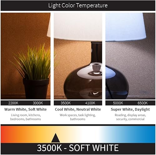 Miniatura 6 de Sunlite Bombilla fluorescente compacta PLD de 2 pines enchufable de doble tubo cuádruple, 26 vatios, 1560 lúmenes, base G24d3 de 2 pines, 2700 K