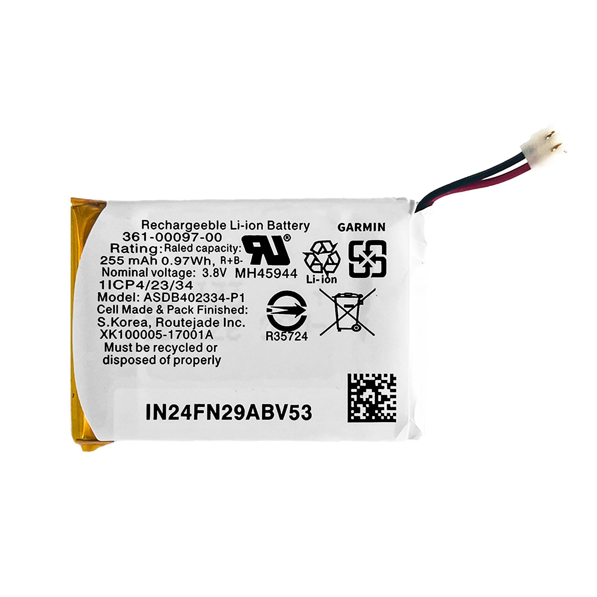 361-00097-00 - Batteria di ricambio compatibile con Garmin Fenix 5 Multisport GPS Watch Smartwatch con kit di attrezzi di riparazione