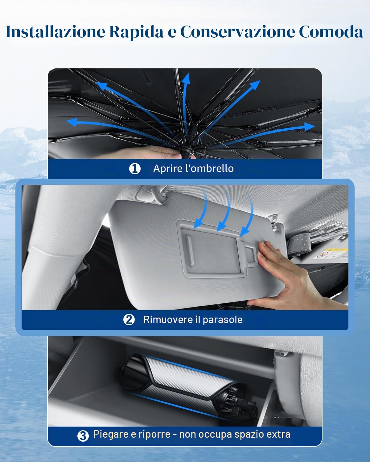 BIBIBO Compatibile con Volvo XC40 C40 Recharge EX40 2018-2024 2025 Parasole Coperture Parabrezza Parabrezza Anteriore Parabrezza Auto Parasole Volvo XC40 Accessori