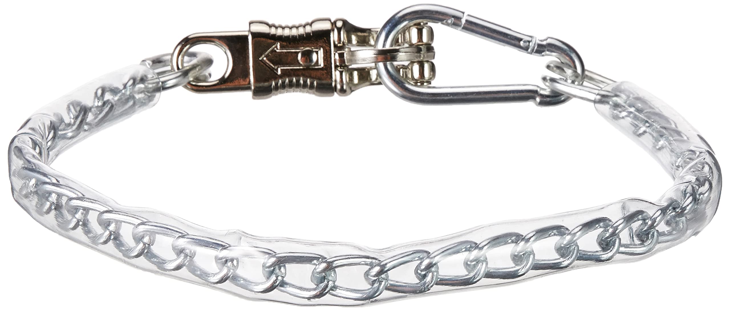 Catena Antifurto Kerbl 50cm PVC - Con Gancio Antipanico Per Animali E Attrezzi