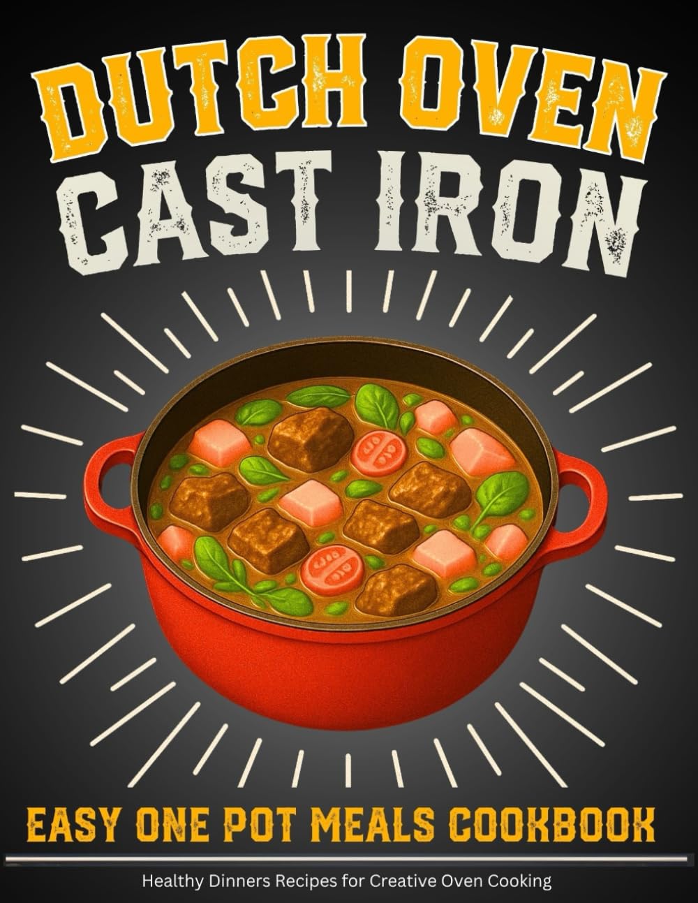 Dutch Oven Cast Iron Easy One Pot Meals Cookbook: Healthy Dinners Recipes for Creative Oven