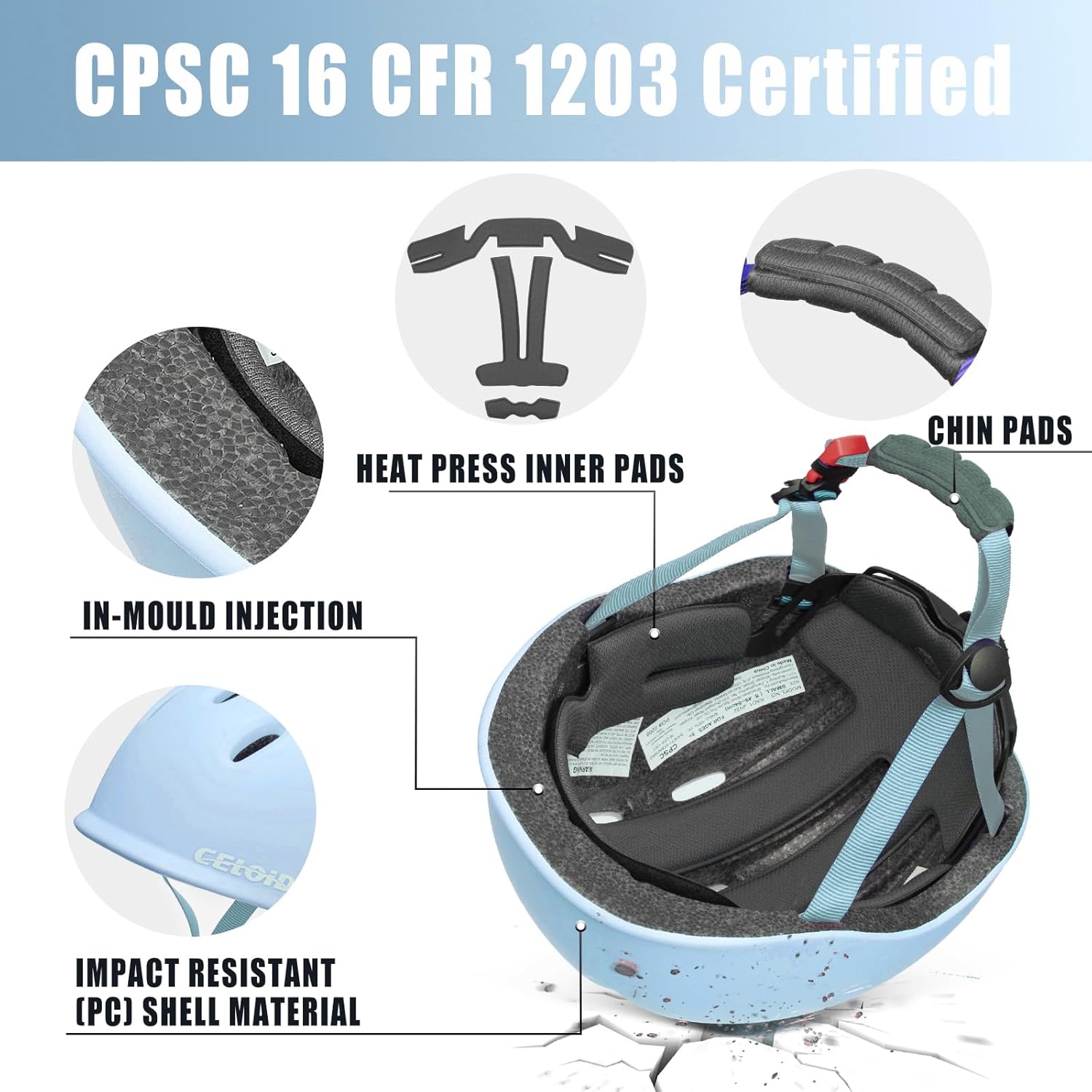 Kids Bike Helmet,Toddler Cyling Helmets for Ages 5-8-9-10-12-14-16Years Youth Boys & Girls,Child Adjustable Multi-Sport Bicycle Skateboard Roller Skate Scooter Balance Skateboarding Helmet