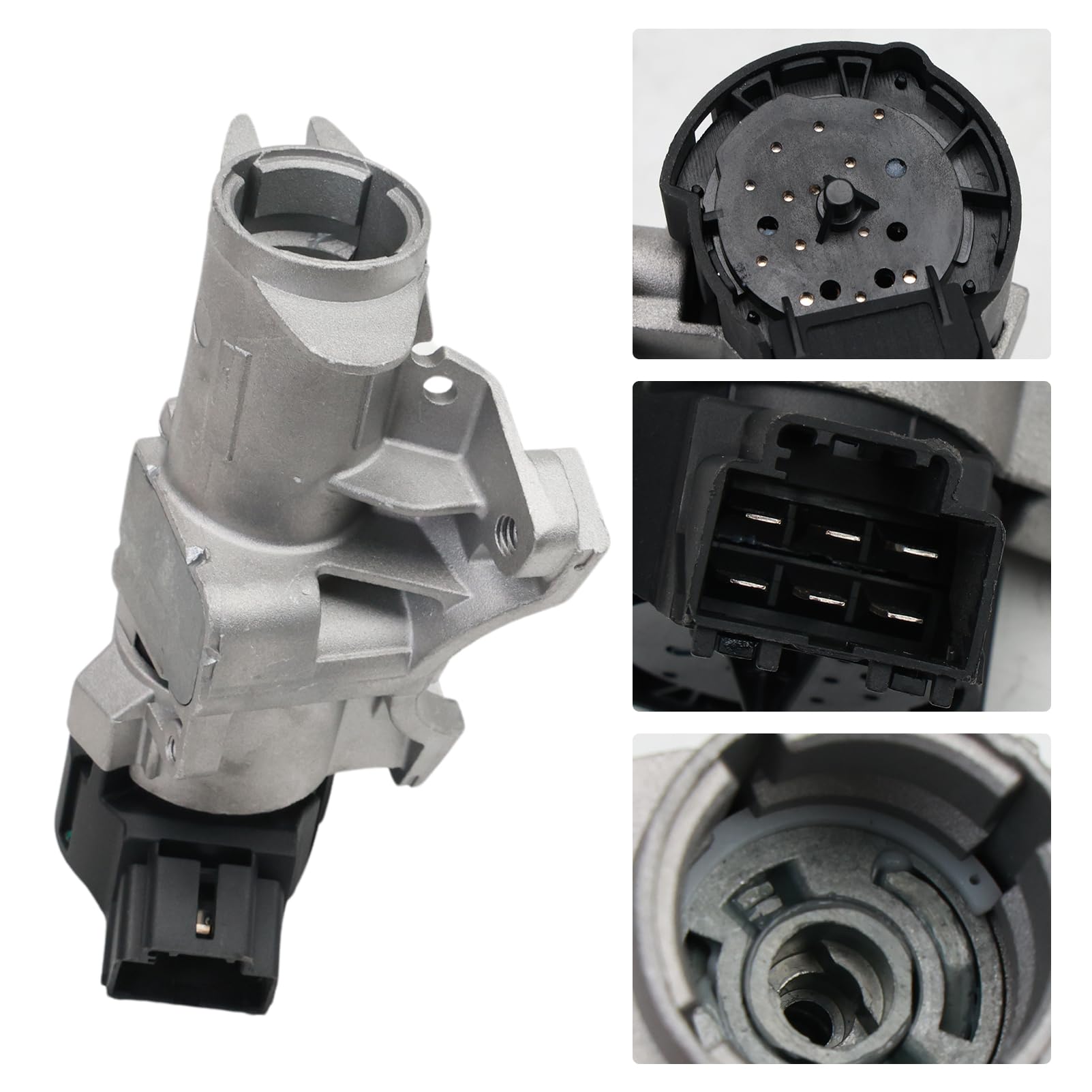 Neiman Anlasser Lenkradschloss + Zündschalter 6R0905851D kompatibel mit Ibiza Mii Citigo ab Fabia Rapid aus Roomster Amarok P0l0-6R0905865